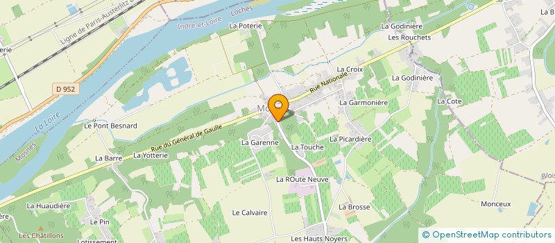 localisation de l'entreprise SCI HORIZONS  MOSNES