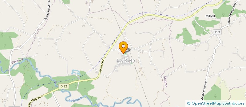 localisation de l'entreprise SCI HORIZONS  LOURQUEN