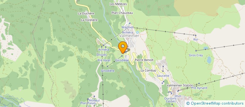 localisation de l'entreprise SCI HORIZONS VACANCES  VALMEINIER