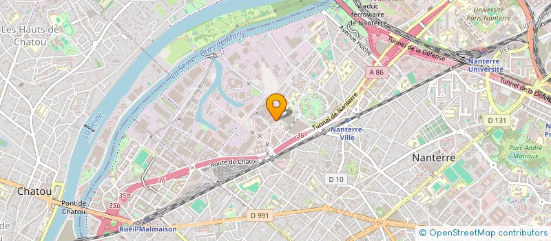 localisation de l'entreprise SCI HORLOGE, PENDULE ET BIDULE  NANTERRE