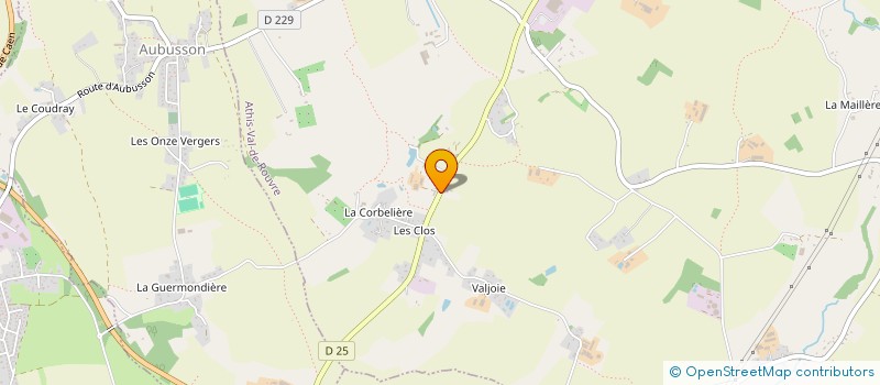 localisation de l'entreprise SCI HORN LE MINEUR à ATHIS-VAL DE ROUVRE
