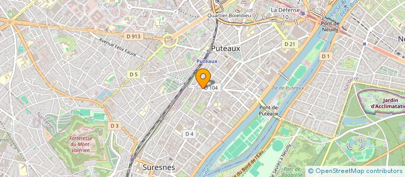 localisation de l'entreprise SCI HORNEC MOREAU à SURESNES
