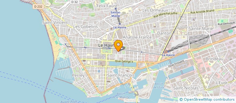 localisation de l'entreprise SCI HORNET à LE HAVRE