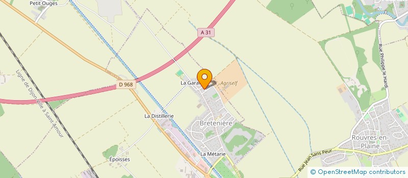 localisation de l'entreprise SCI HORNS  BRETENIERE