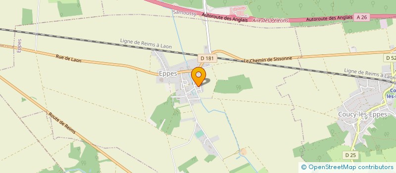 localisation de l'entreprise SCI HORPHILE à LAON