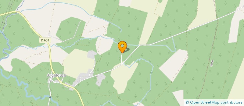 localisation de l'entreprise SCI HORSENEBULA  ARGELOUSE