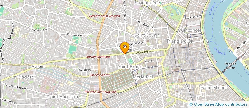 localisation de l'entreprise SCI HORSEY-SADON  BORDEAUX