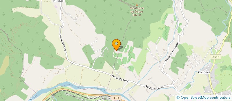 localisation de l'entreprise SCI HORSTHUIS  PONET-ET-SAINT-AUBAN