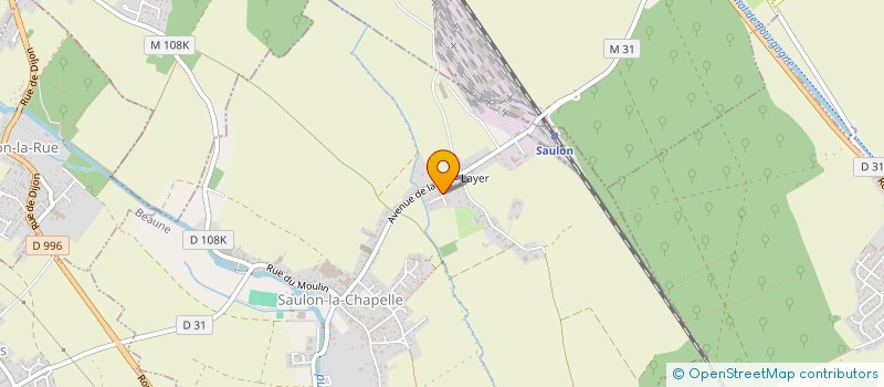 localisation de l'entreprise SCI HORTA  SAULON-LA-CHAPELLE