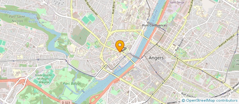localisation de l'entreprise SCI HORTENSE à ANGERS