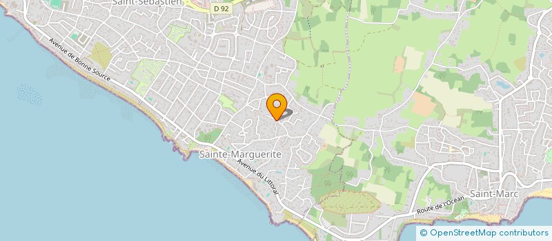 localisation de l'entreprise SCI HORTENSE à PORNICHET