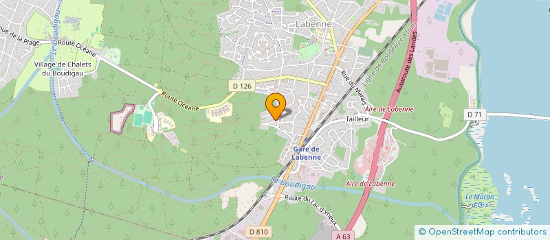 localisation de l'entreprise SCI HORTENSE à LABENNE