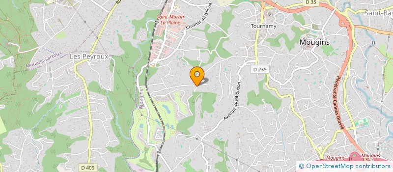 localisation de l'entreprise SCI HORTENSE à MOUGINS