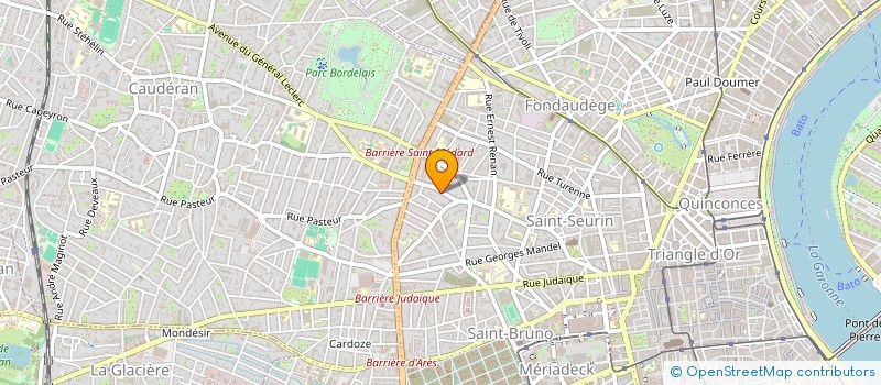 localisation de l'entreprise SCI HORTENSE 64  BORDEAUX