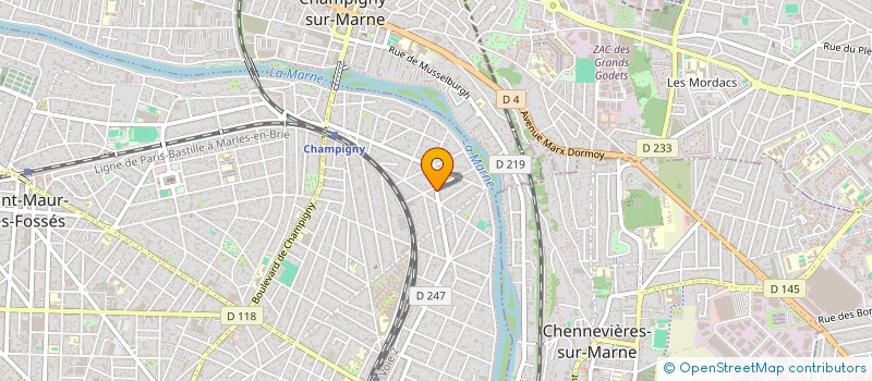 localisation de l'entreprise SCI HORTENSIA à SAINT-MAUR-DES-FOSSES