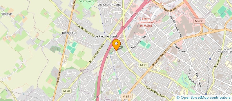 localisation de l'entreprise SCI HORTENSIA  TOURCOING