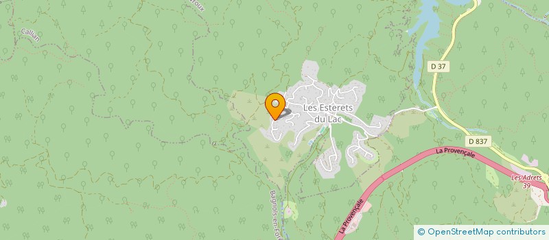 localisation de l'entreprise SCI HORTENSIA  MONTAUROUX