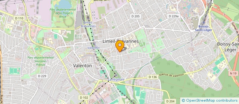 localisation de l'entreprise SCI HORTENSIA IMMOBILIER  LIMEIL-BREVANNES