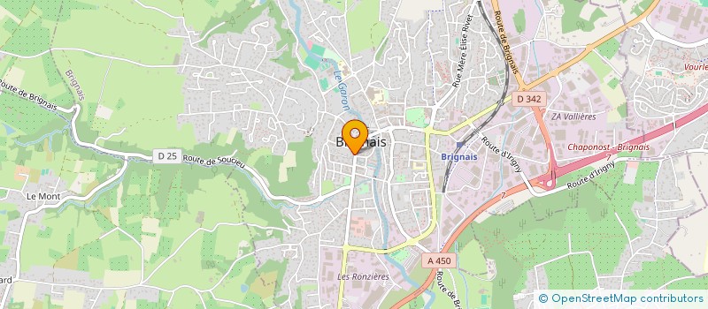 localisation de l'entreprise SCI HORTEPHINE  BRIGNAIS