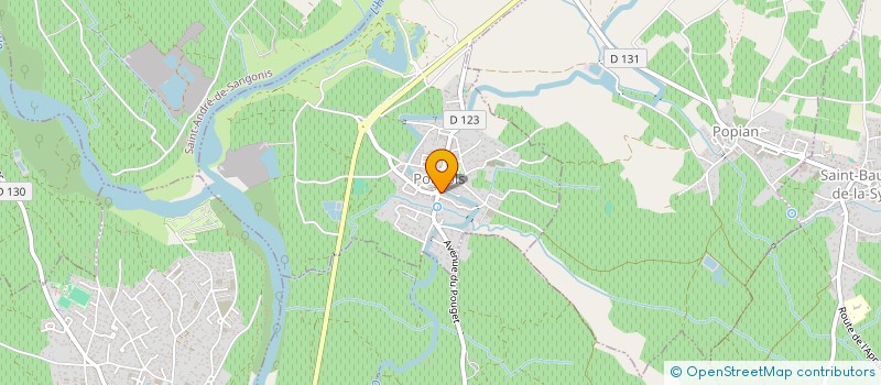 localisation de l'entreprise SCI HORTESQUIROU  POUZOLS