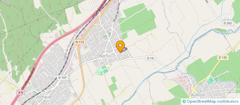 localisation de l'entreprise SCI HORTH - FAGEGALTIER  BERNIS