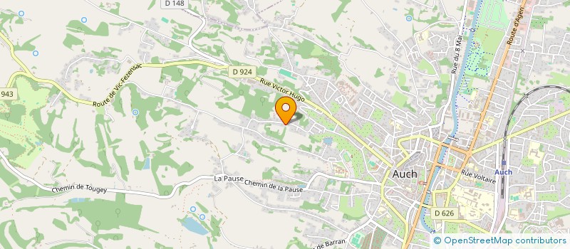 localisation de l'entreprise SCI HORTI-CARTE à AUCH