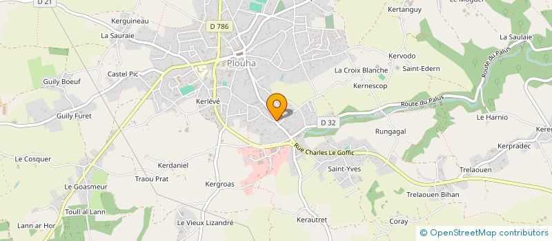 localisation de l'entreprise SCI HORTI LOISIRS IMMOBILIER  PLOUHA