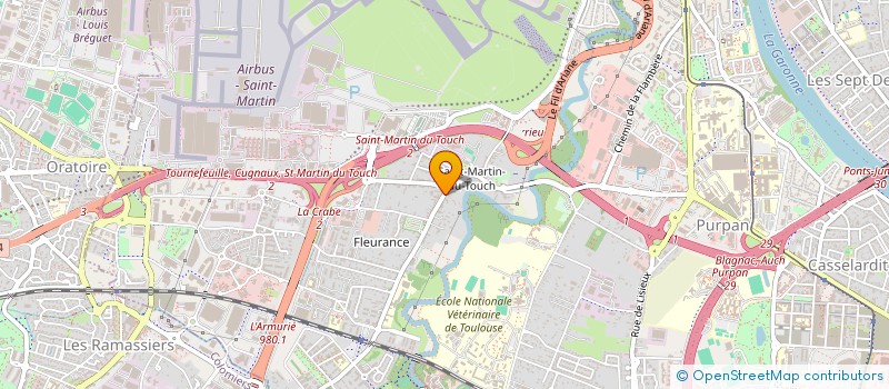 localisation de l'entreprise SCI HORUS  TOULOUSE