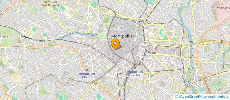 localisation de l'entreprise SCI HORUS à MONTPELLIER