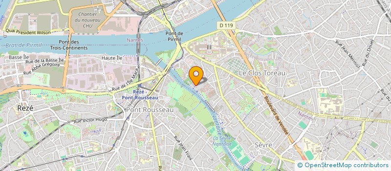 localisation de l'entreprise SCI HORUS à NANTES