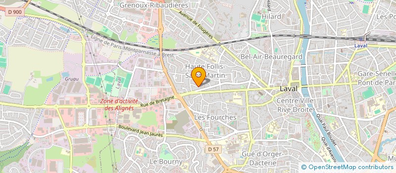 localisation de l'entreprise SCI HORUS à LAVAL