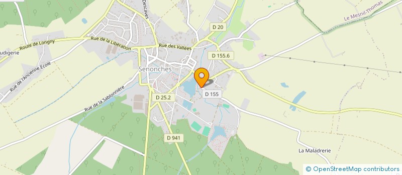 localisation de l'entreprise SCI HORUS à SENONCHES