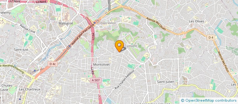 localisation de l'entreprise SCI HORUS à MARSEILLE