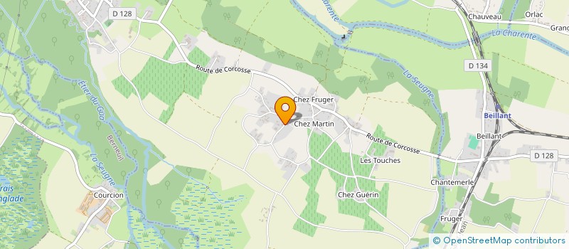 localisation de l'entreprise SCI HORUS à LES GONDS