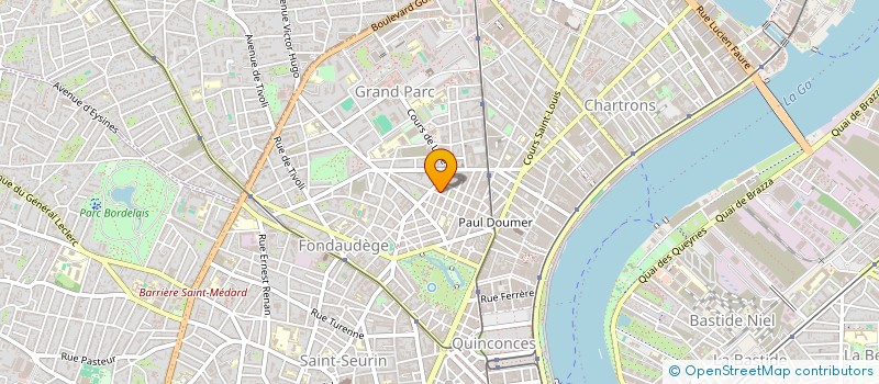 localisation de l'entreprise SCI HORUS à BORDEAUX