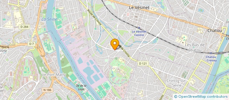 localisation de l'entreprise SCI HORUS  LE VESINET