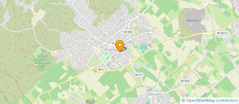 localisation de l'entreprise SCI HORUS IMMOBILIER à PIGNAN