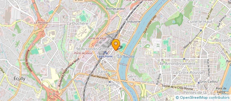 localisation de l'entreprise SCI HOSANNA  LYON