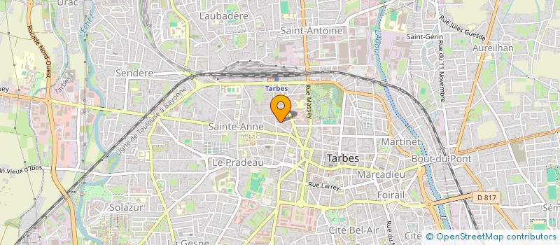 localisation de l'entreprise SCI HOSSEGOR INVEST  TARBES