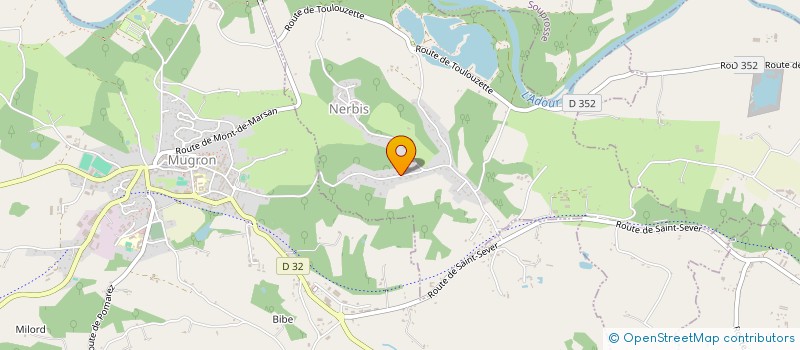 localisation de l'entreprise SCI HOSSEGOR RUIZ GOLON  NERBIS