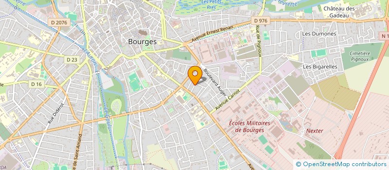 localisation de l'entreprise SCI HOSTARII  BOURGES