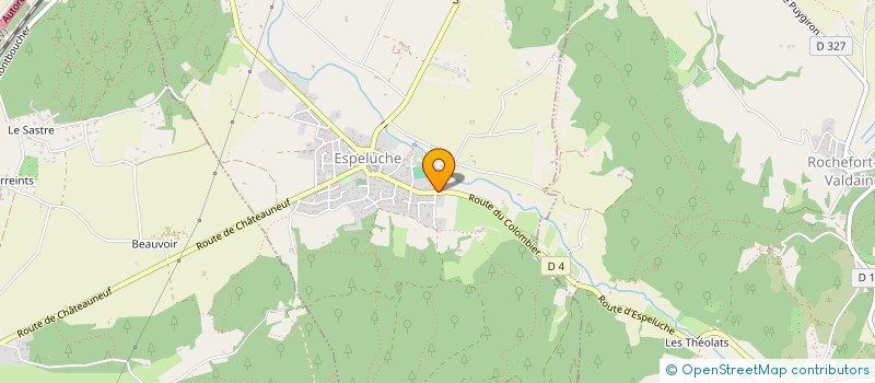 localisation de l'entreprise SCI HOSTELLERIE DE LA VALLEE DU RHONE  MALATAVERNE