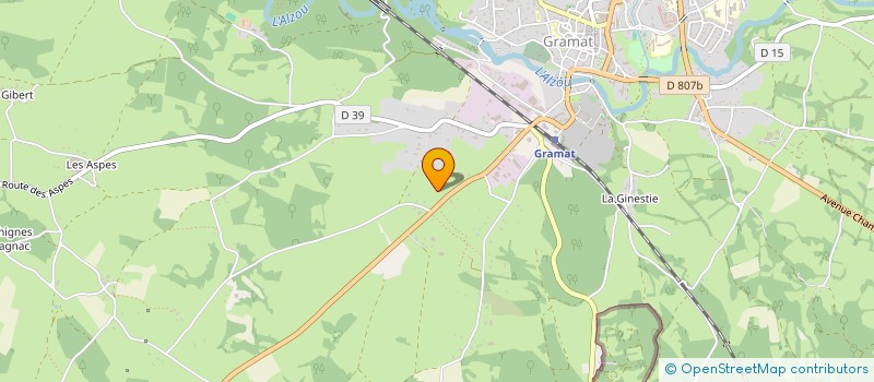 localisation de l'entreprise SCI HOSTELLERIE DU CAUSSE à GRAMAT
