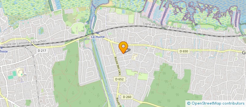 localisation de l'entreprise SCI HOSTENS  GUJAN-MESTRAS