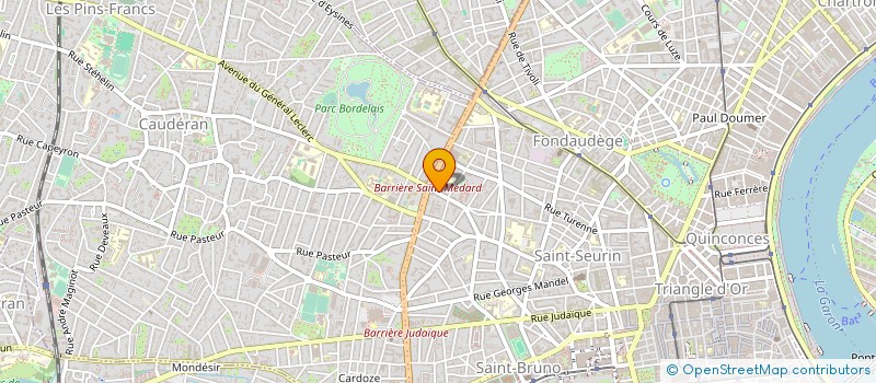localisation de l'entreprise SCI HOSTRIA à BORDEAUX