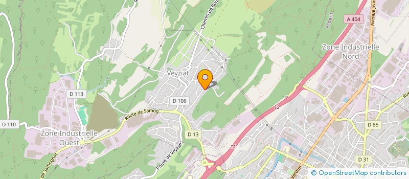 localisation de l'entreprise SCI HOSWEHO à OYONNAX