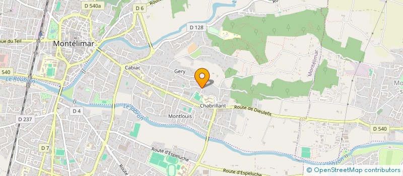 localisation de l'entreprise SCI HOTE à MONTELIMAR