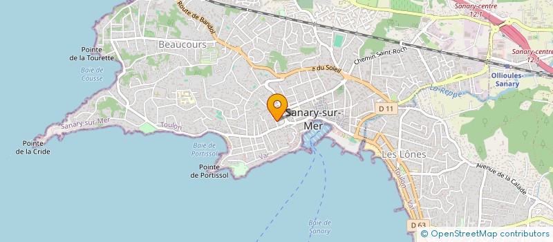 localisation de l'entreprise SCI HOTEI à SANARY-SUR-MER