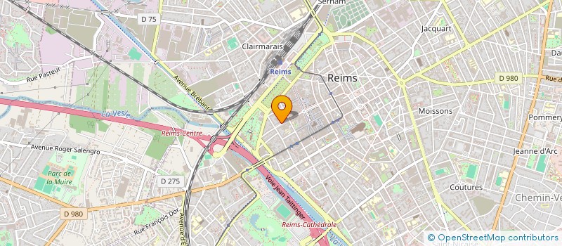 localisation de l'entreprise SCI HOTEL BUIRETTE  REIMS