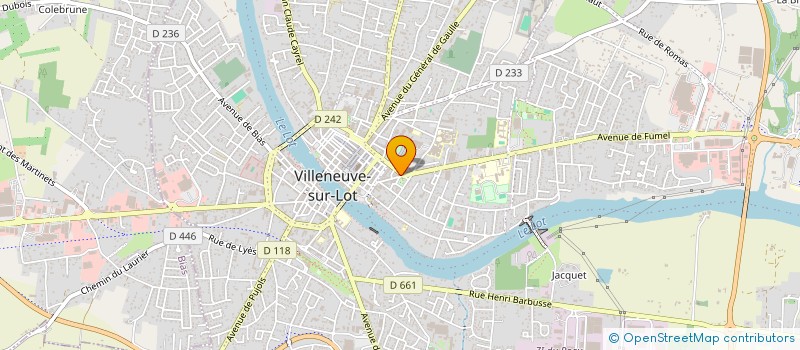 localisation de l'entreprise SCI HOTEL DE FRANCE  VILLENEUVE-SUR-LOT